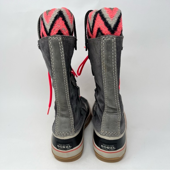 Sorel Joan of Arctic Knit II Boots Women’s Size 6 Shale Suede Waterproof - Picture 3 of 14